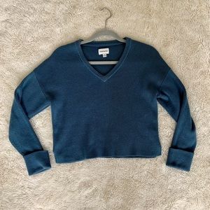 Frank & Oak V-Neck Cropped Sweater